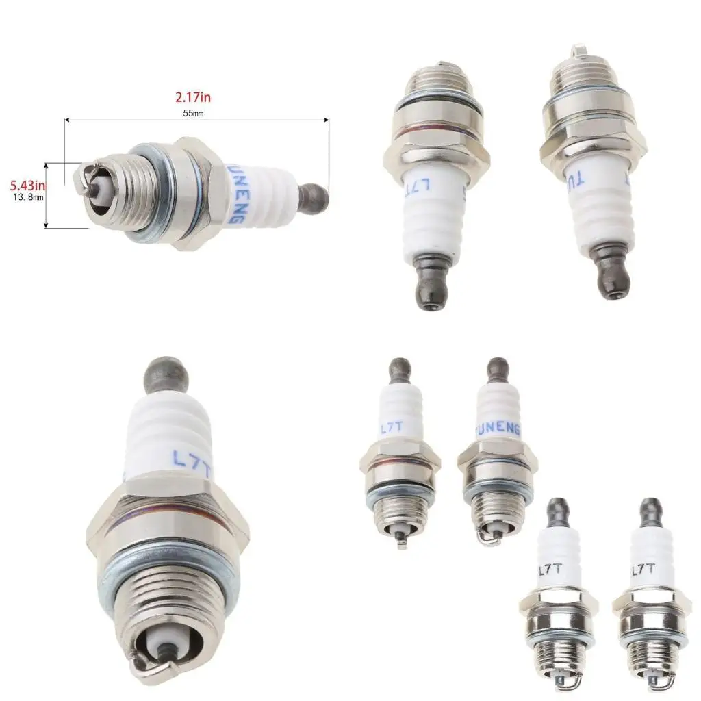 

Y1UD 2 Pieces/Set Practical 25cc 52cc 62cc for Spark Plug for 365 Trimmer 2 Stroke Engine MS180 MS070 MS25