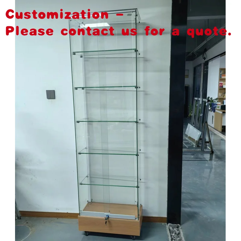 

на заказ. Заводской заказ 60 х 30 х 200 см Башня Стеклянная витрина Торговый центр Дисплей Стеклянный шкаф