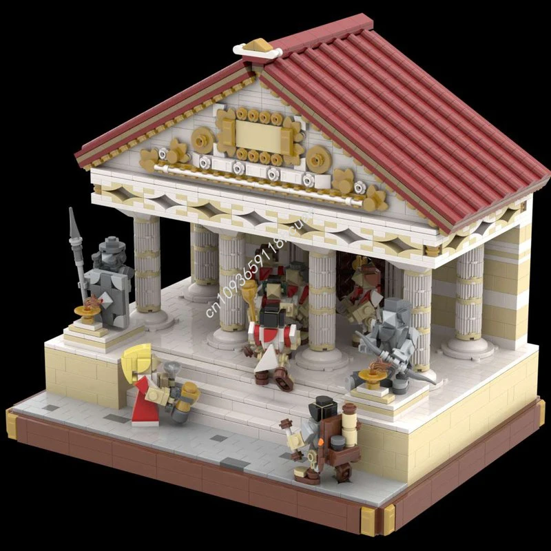 

2523 шт. MOC Римский император сочетается перед убийцей, модель замка, строительные блоки, идея, детские игрушки, модульные рождественские подарки