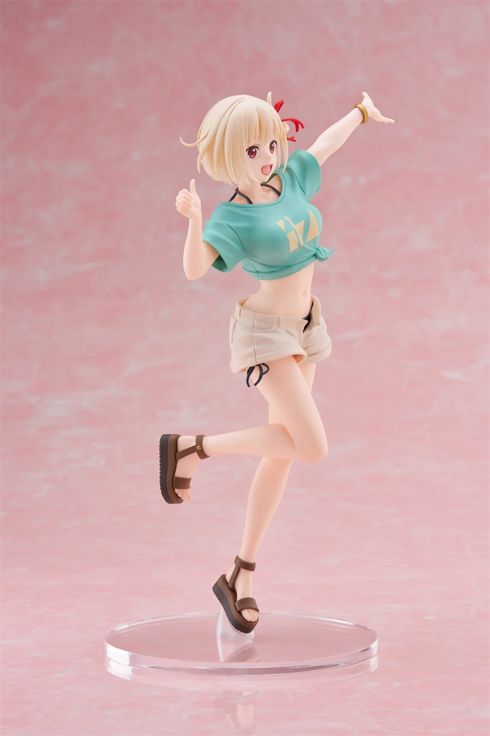 TAiTO Coreful Lycoris Recoil Nishikigi Chisato ~Hawaii State Style Ver.~ PVC 18CM Anime Action Figures Model Collection Toy