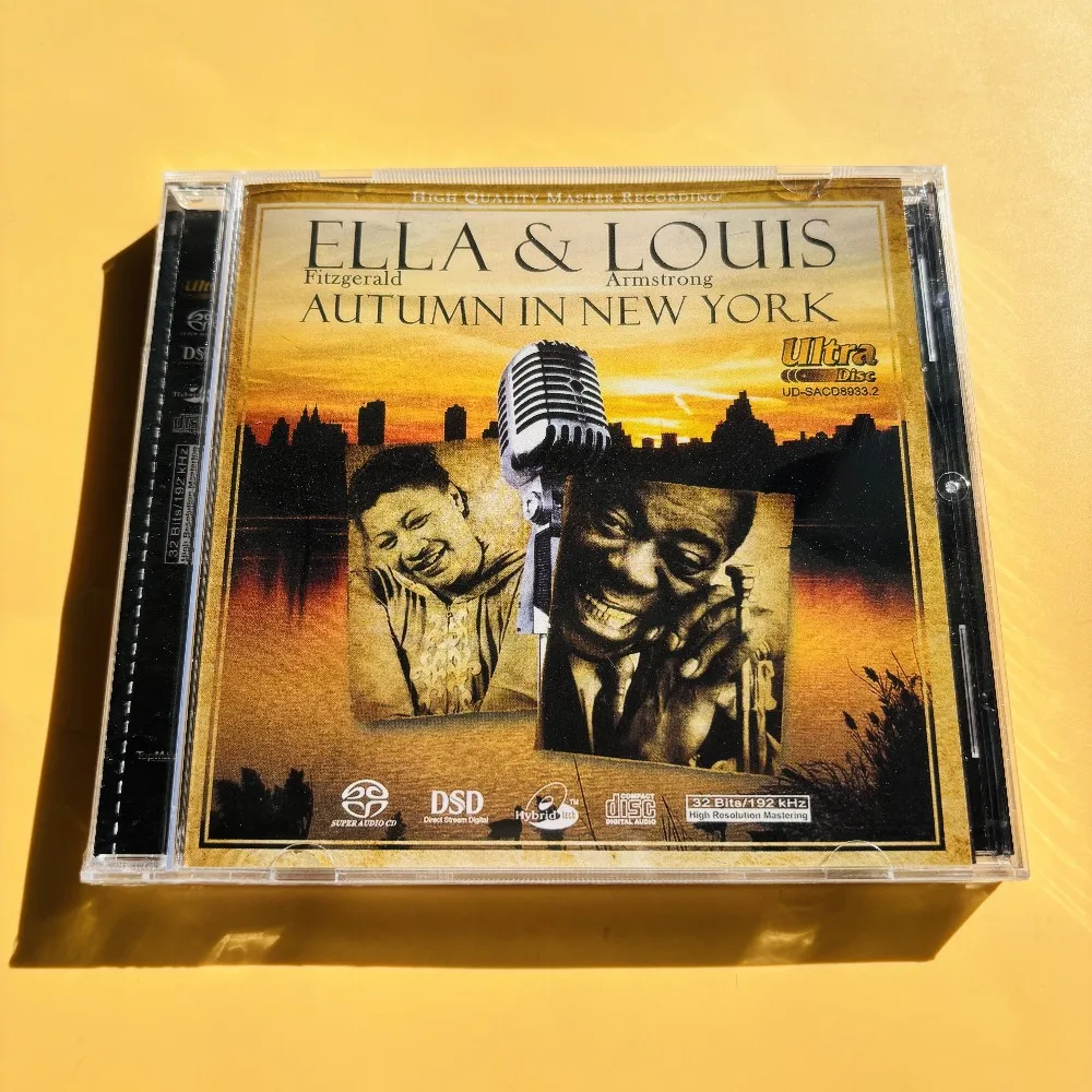 

Ella & Louis CD Album | Autumn in New York | Jazz Vocal Duet | Smooth Harmonies & Timeless Jazz Standards Hi-Fi Disc