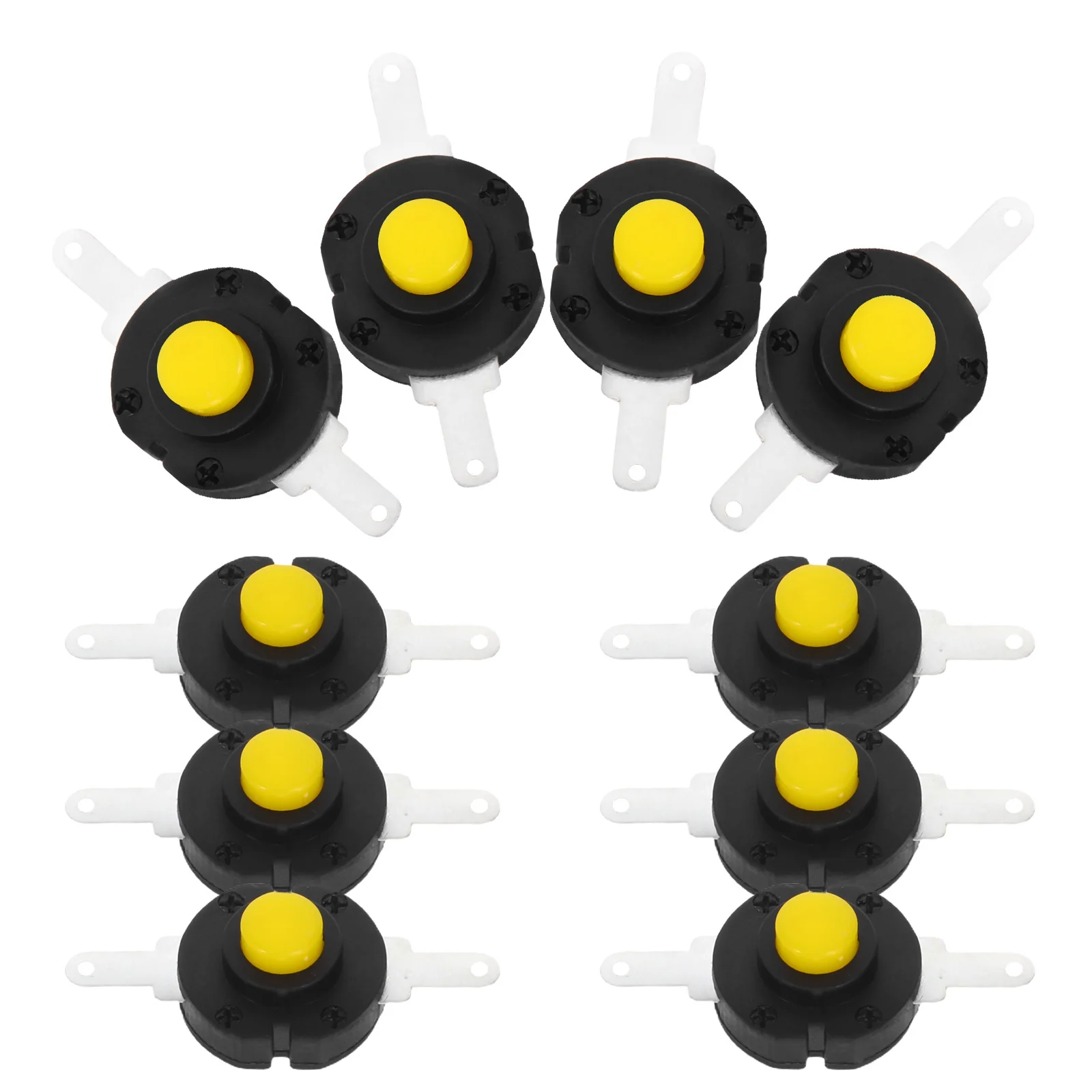 20 قطعة مصباح يدوي زر القفل الذاتي التبديل دائم موثوقة قوي المواد استجابة سريعة الوقت المغامرة في الهواء الطلق