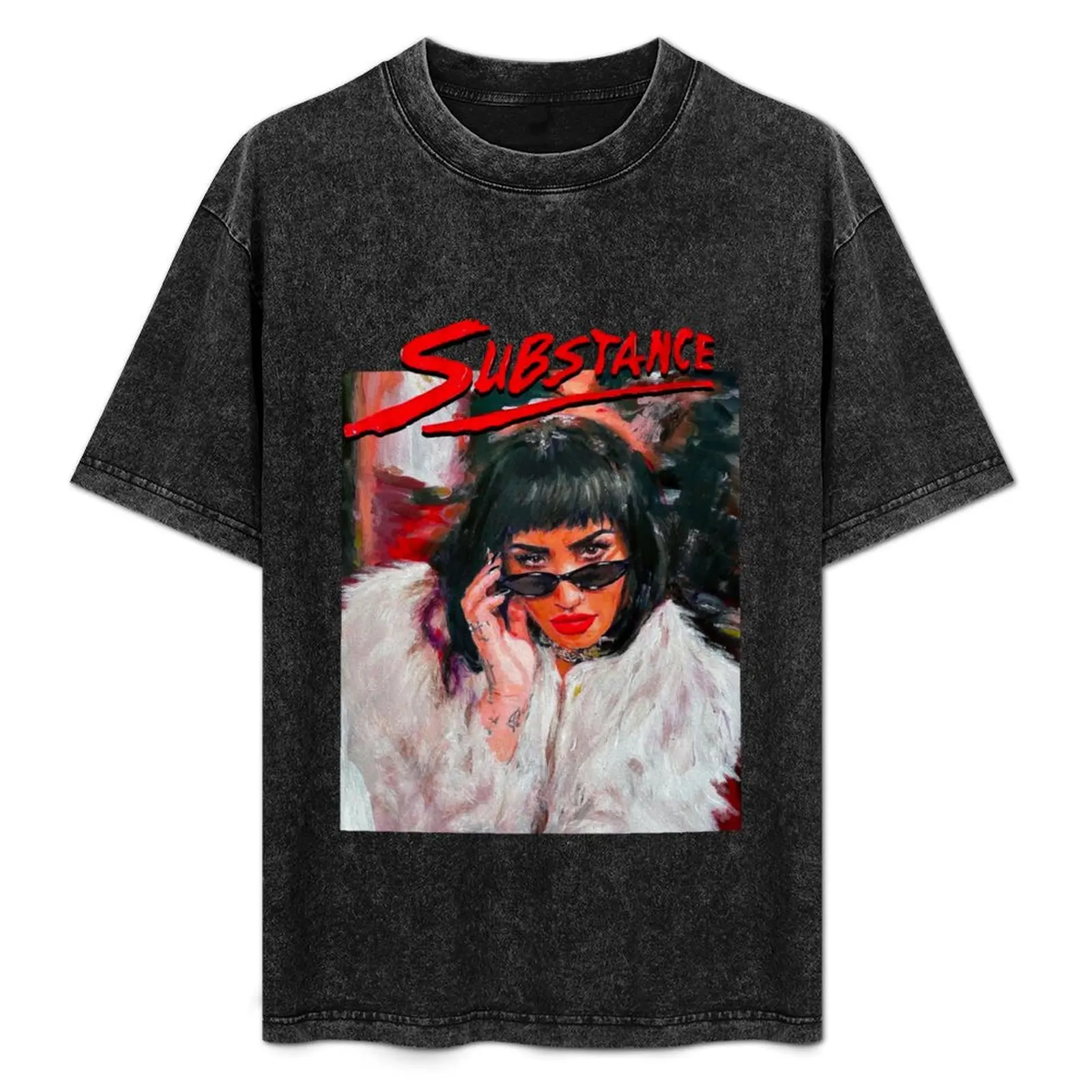 

Demi Lovato - Substance (Painting by SSION) T-Shirt man tshirt funny t shirts man T-Shirt