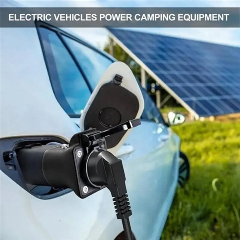 A98M Type2 V2L Portable Discharger EV Conversion Type N Socket Electric Vehicle Discharge With Switch LED For Camping 220V BR Pl