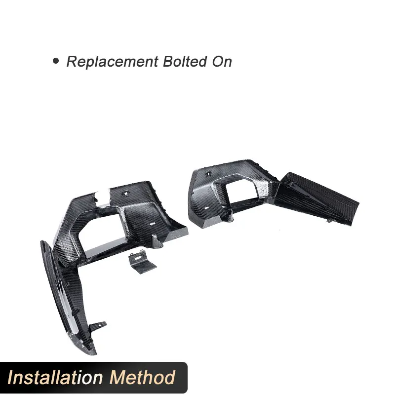 

Dry Carbon Car Rear Bumper Diffuser Lip Spoiler for BMW G90 G99 M5 2025 Auto Racing Rear Diffuser Apron Lip Body Kits Accessory