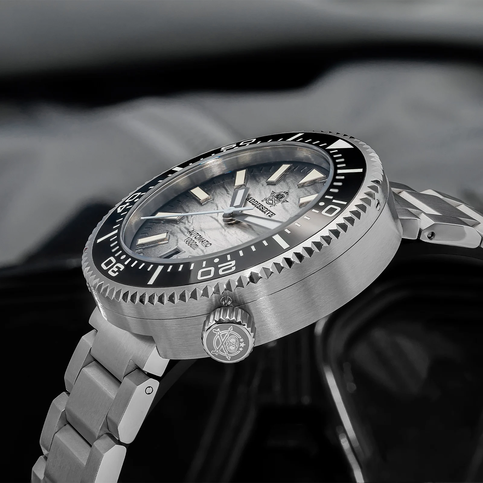 ADDIESDIVE 46MM AD2545 Japan 8215 1000M Waterproof Wristwatches BGW9 Super Luminous Sapphire Glass Watches Relogios Masculino
