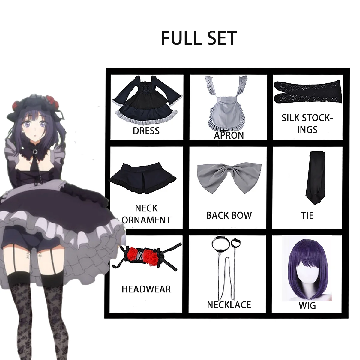 Kostium Cosplay My Dress-Up Da – Anime Cosplay Maid recenzja i cena
