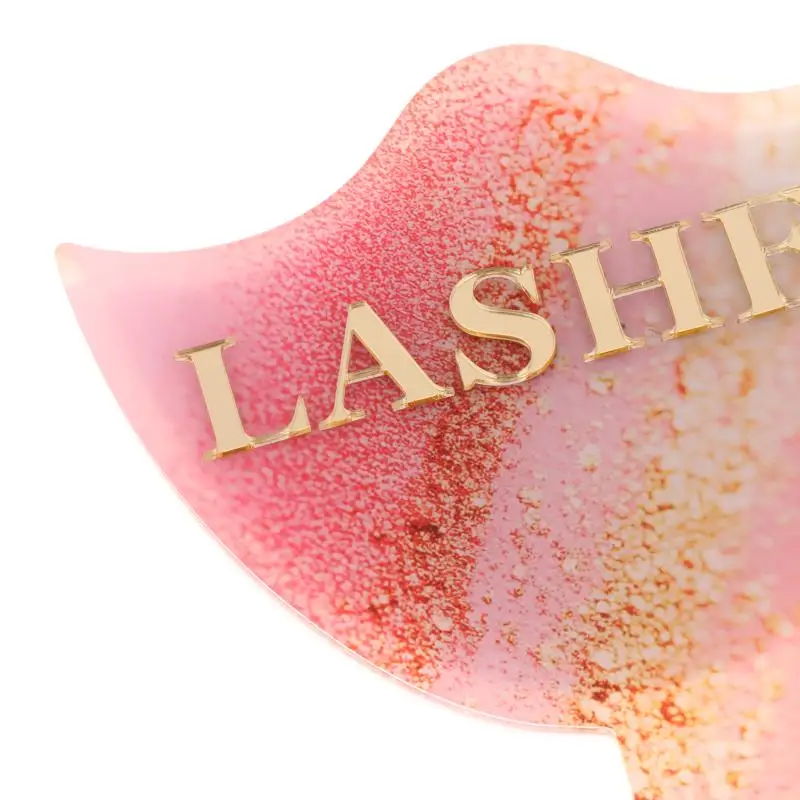 Accessoire de visage pour médias sociaux d'artiste de cils, signe esthétique personnalisé, décoration de Salon, accessoire Photo pour technicien de cils