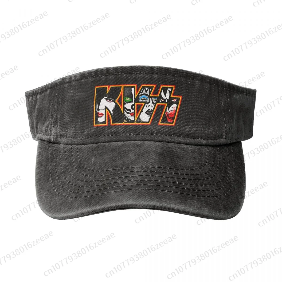 KISS LOGO Fashion Cotton Baseball Cap Summer Breathable Men Women Adjustable Sun Hat