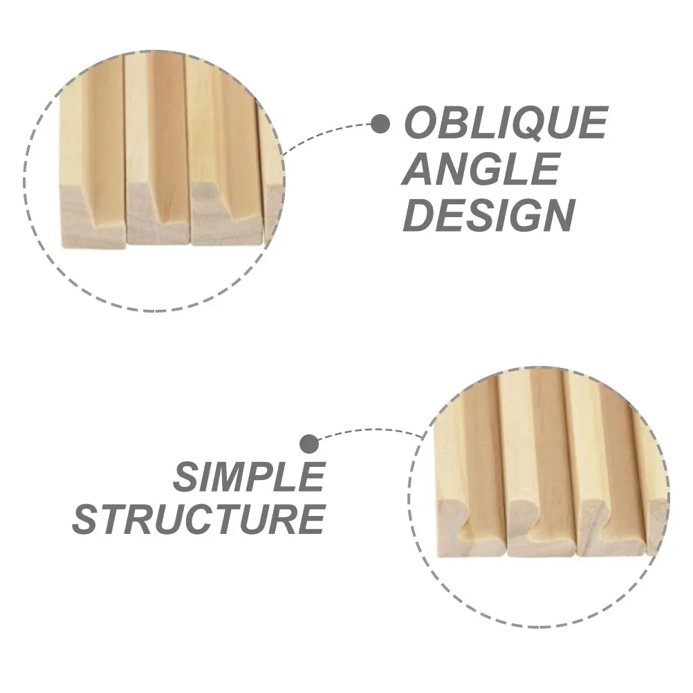 

8Pcs Strong Wooden Domino Racks Perfect For Holding Multiple Dominoes And Keeping Hands Free During Gameplay