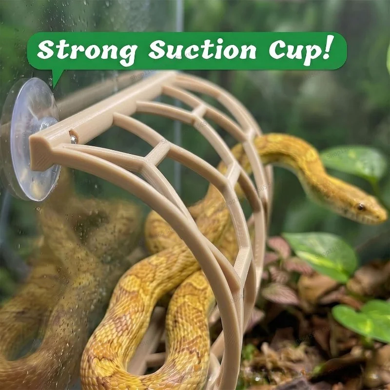 For Reptile Climbing Frame, Snake Rest Platform, Feeding Box Wall Decoration Accessories
