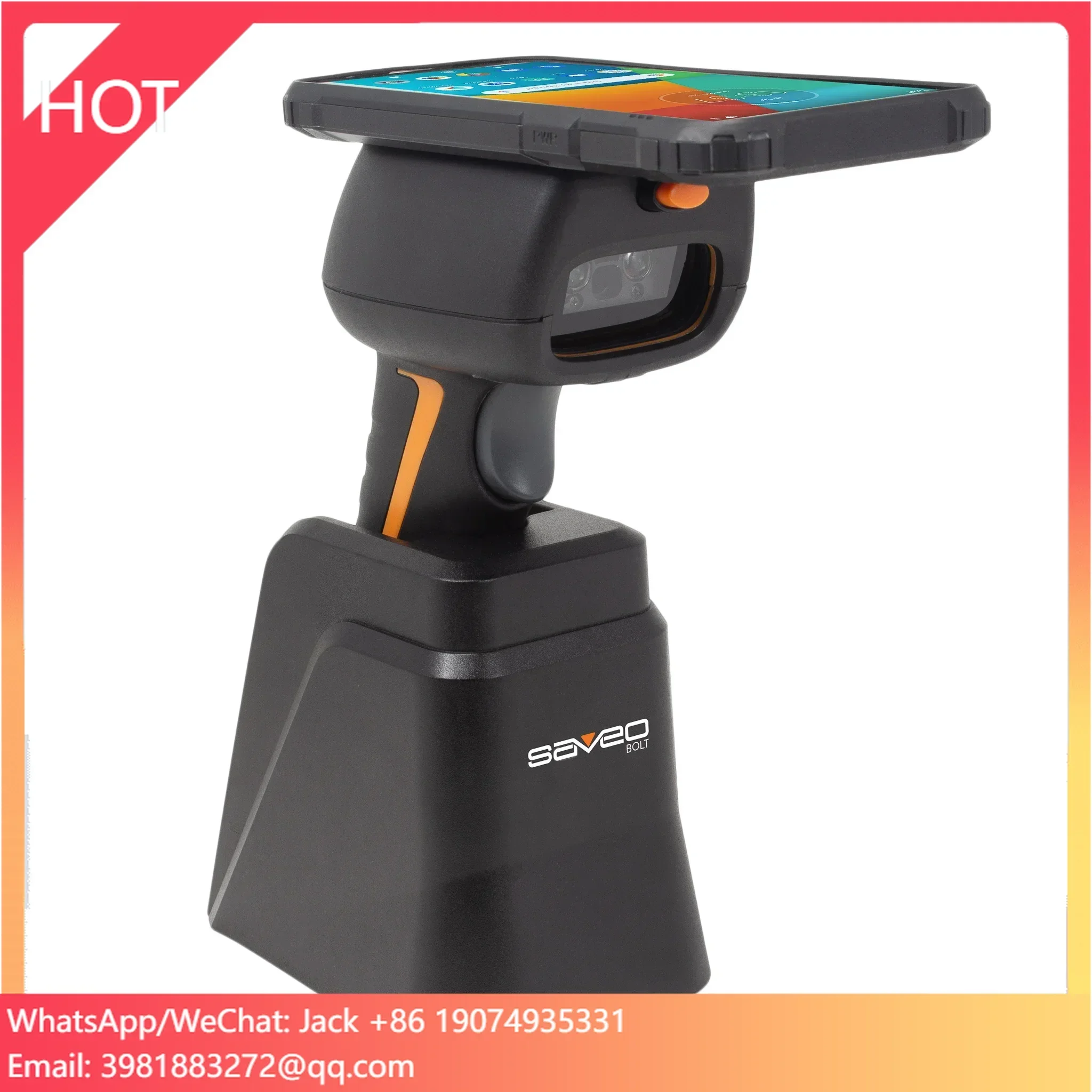 

NETUM Saveo BOLT IP67 Rugged Industrial 1D 2D QR Barcode Scanner For Inventory Ticketing Logistics Retail And Manufacturing