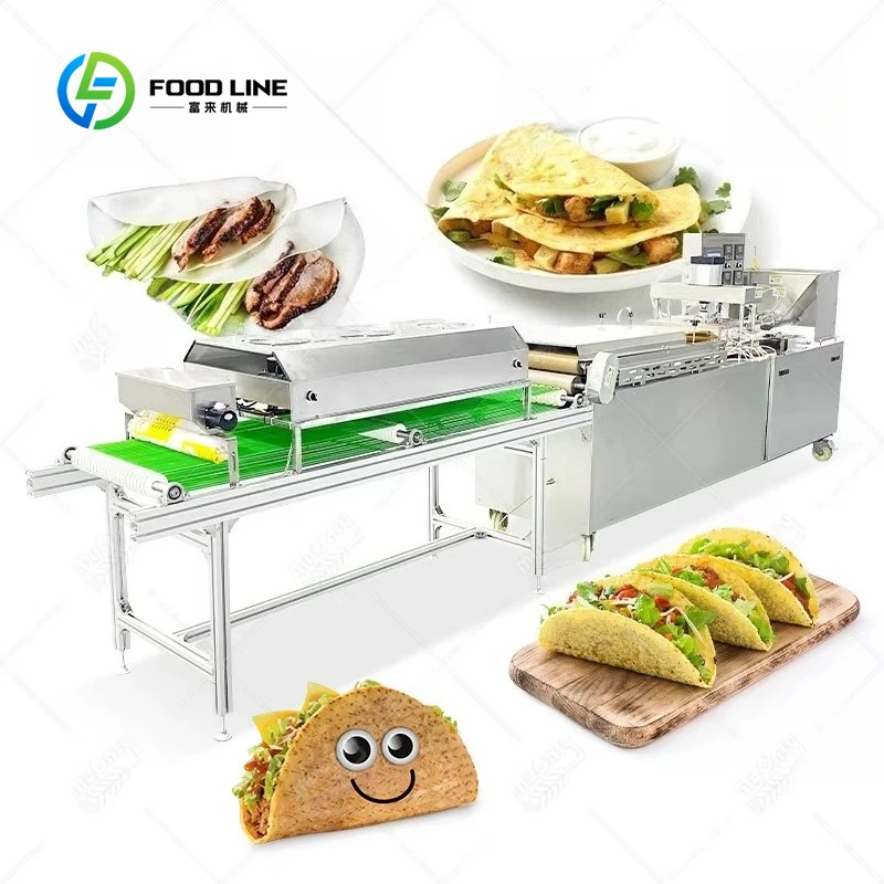 

Customized Commercial Circular Burrito Making Machine Automatic Corn Flour Taco Tortilla Making Machine Durable Heavy Duty