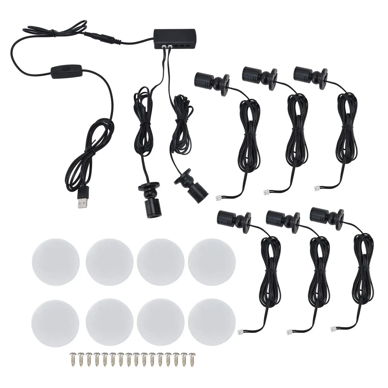 

2m LED Jewelry Display Cabinet Light with 3 Installation Methods - Corrosion Resistant for Exhibitions