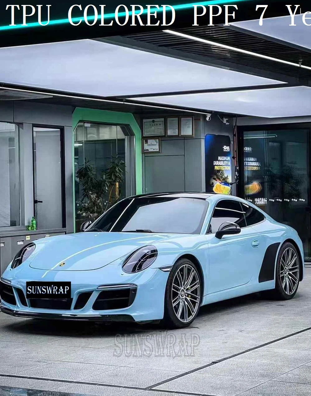 

TPU PPF Gloss Crystal Sea Breeze Blue Hydro Wrap Car paint Protective Wraps for Hydrofoil & Luxury Catamaran,Cars,Boats