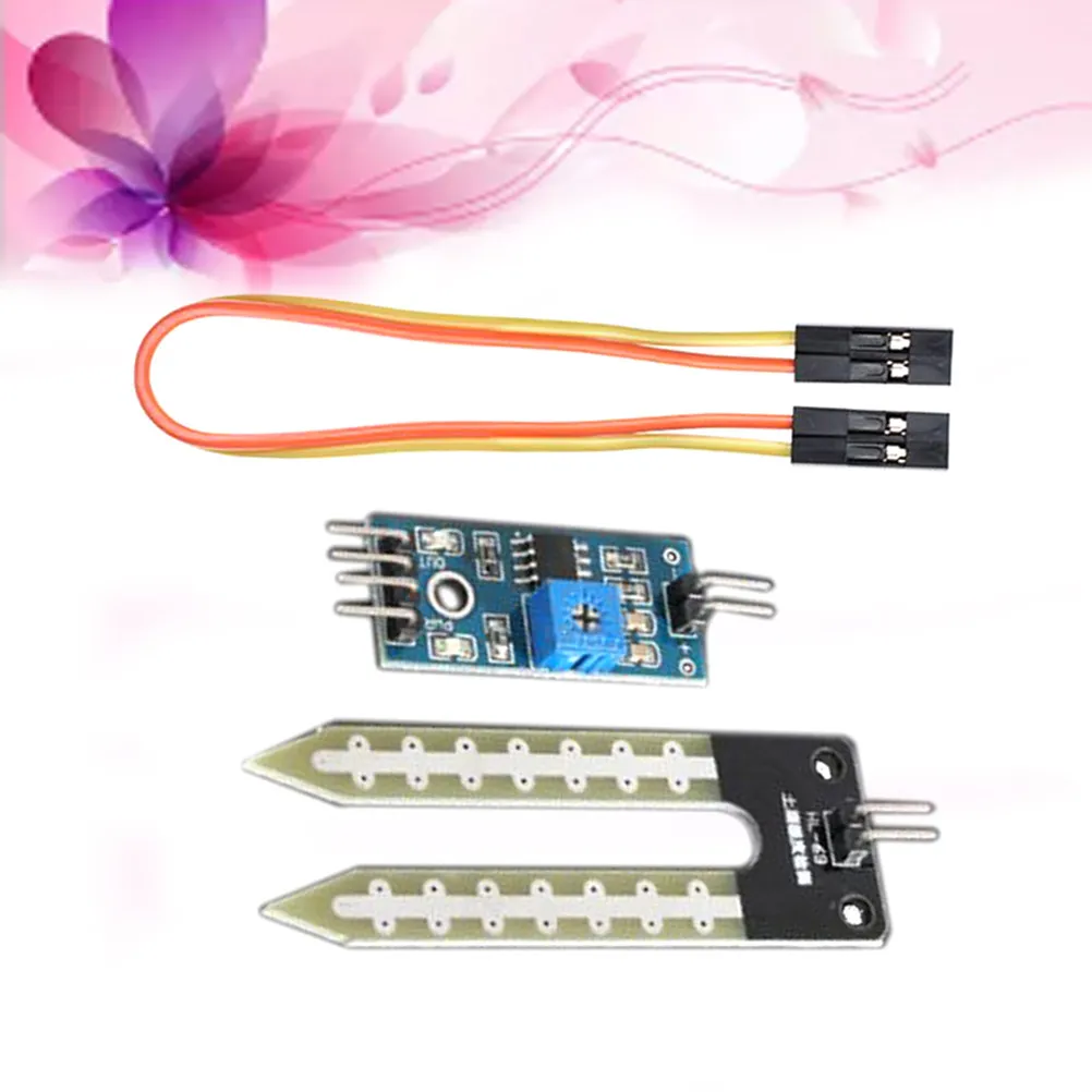 Soil Hygrometer Humidity Detection Module Panel Pcb 3cmx1.5cm Soil Probe 6cmx2cm Automatic System Indicator Sensor