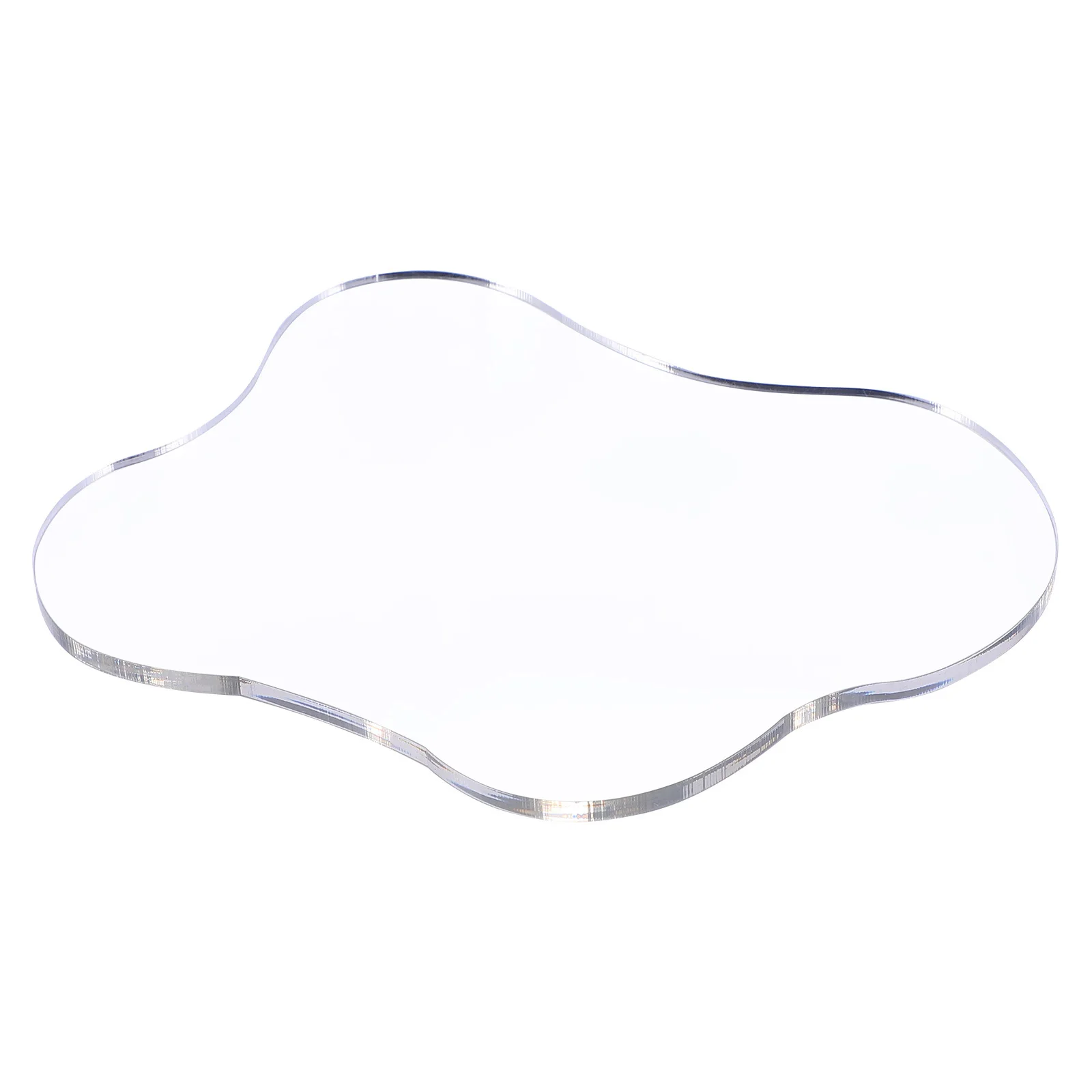 

1Pcs Acrylic Storage Plate Simple Design Multipurpose Desktop Organizer Jewelry Cosmetics Holder Decorative Cup Mat Kitchen