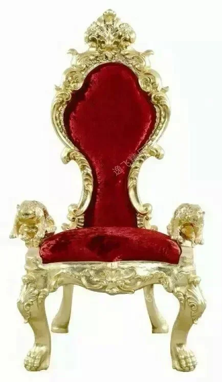 European-style imageHotel Club High-end decoration High-back table and chair combination