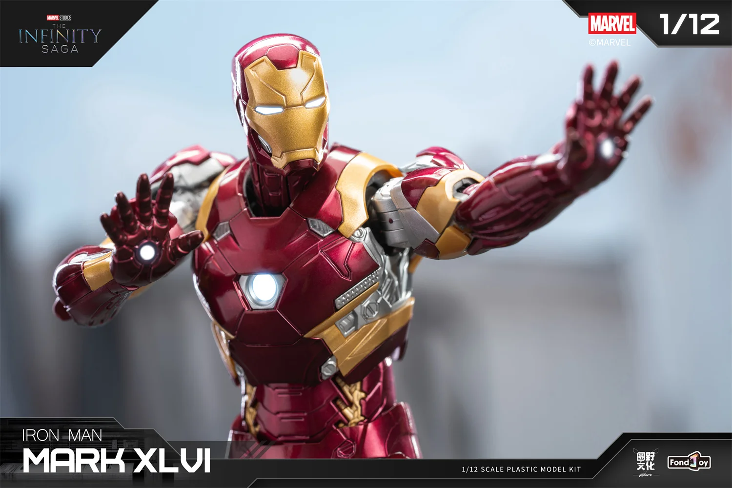 1/12 Original FondJoy Iron Man Tony Stark Legend Action Figure MK45 MK46 MK50 MK4 DIY Baustein Spielzeug Sammlung Anime Modell – Detail 22