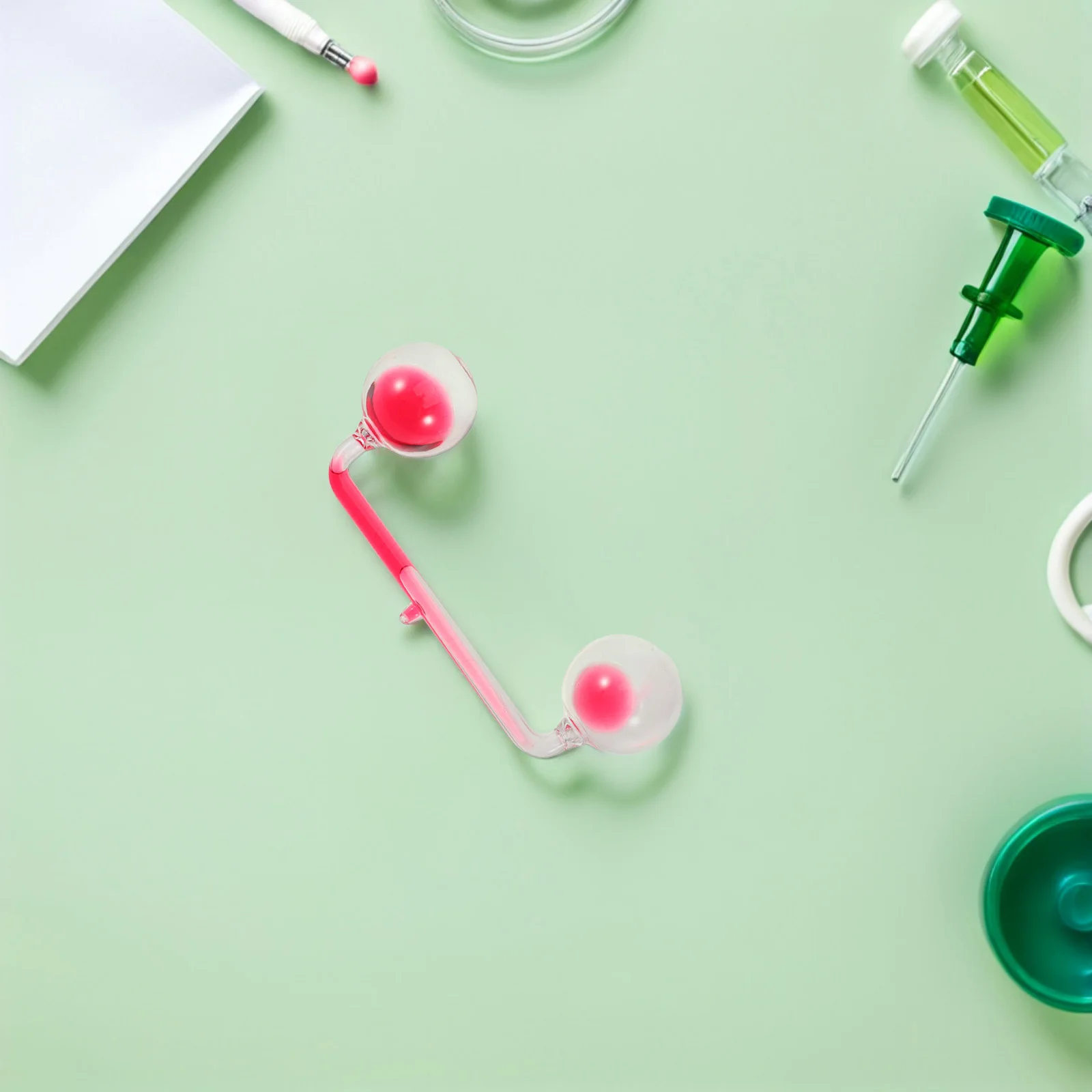 Ręczny parownik szklany do eksperymentów energetycznych, narzędzie do eksperymentów fizycznych, zestaw edukacyjny STEM do laboratorium, biura, klasy, dekoracyjny, termiczny.