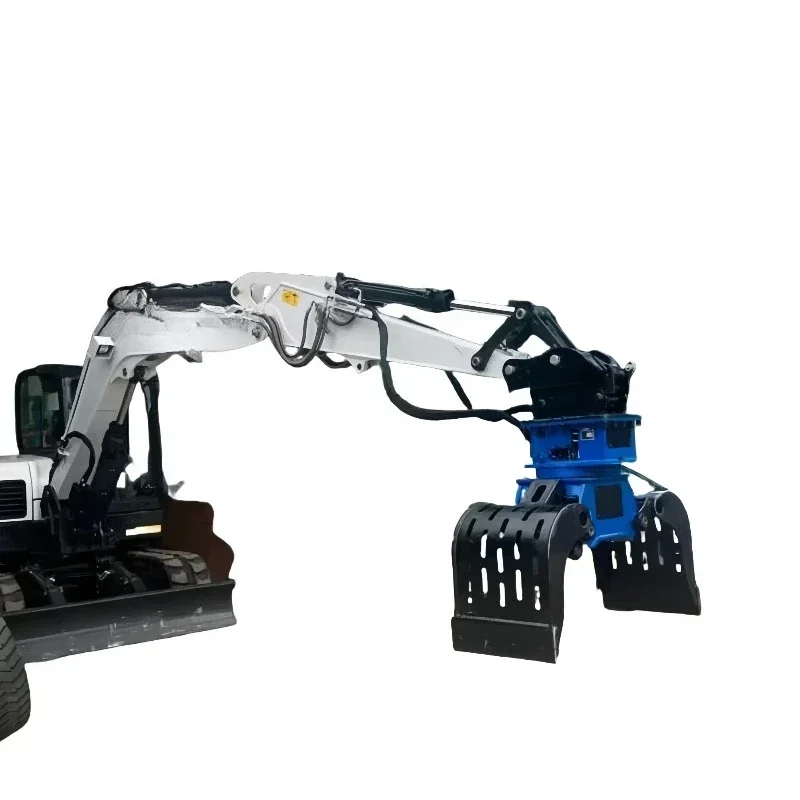 Hydraulic Rotating Demolition Grapple Excavator Attachment Sorting Grab For Excavator