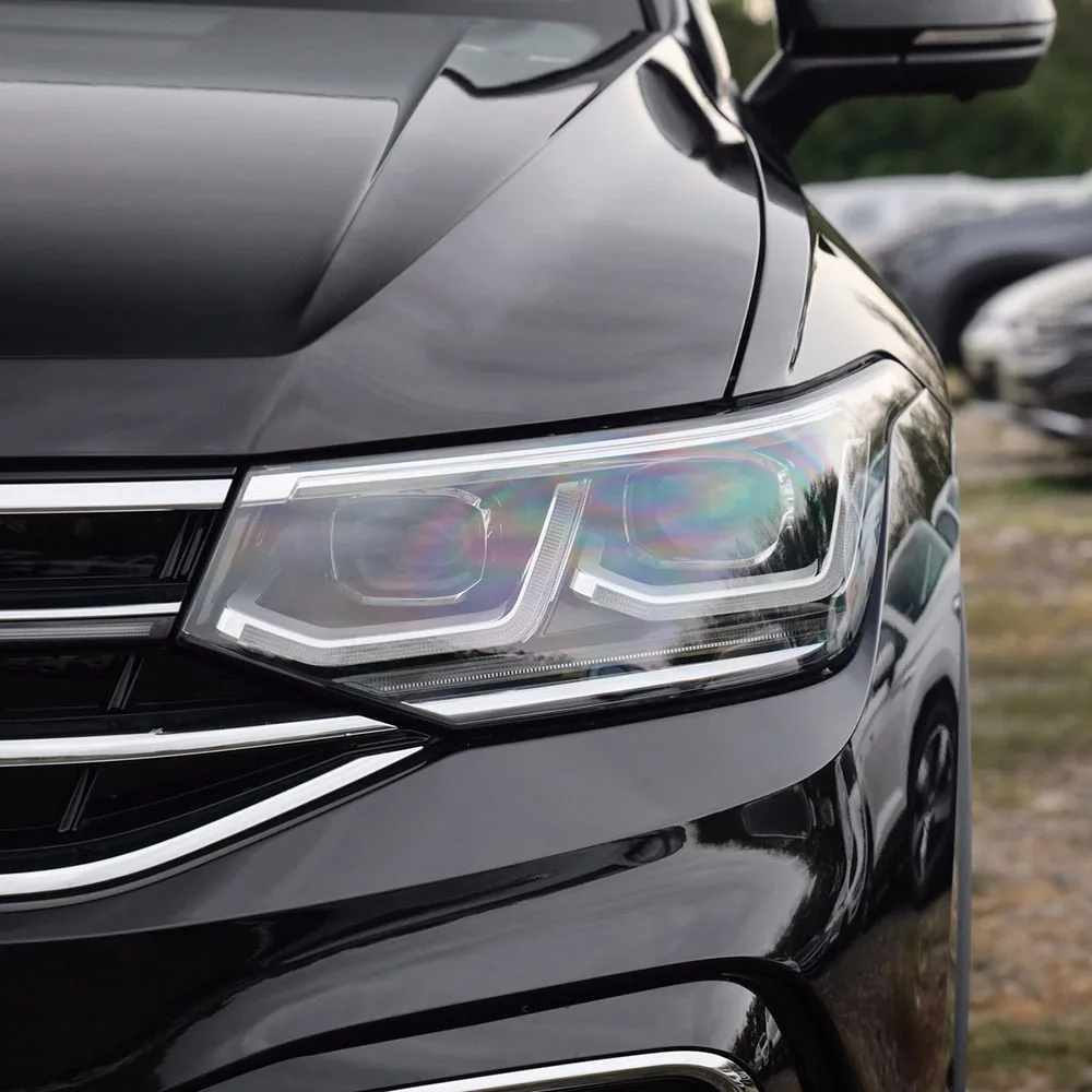 For Volkswagen VW Tiguan L 2022 2023 High Headlamp Cover Headlight Shell Transparent Lens Plexiglass Replace Original Lampshade