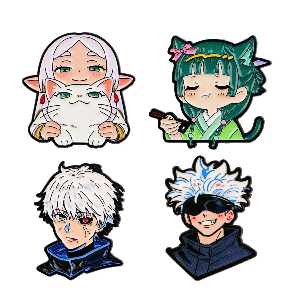 Niedliche Elfenmädchen-Anstecknadeln für Rucksäcke, coole Abzeichen, Damenbroschen, Herren-Soft-Emaille-Pins, Kleidungszubehör, Schmuck