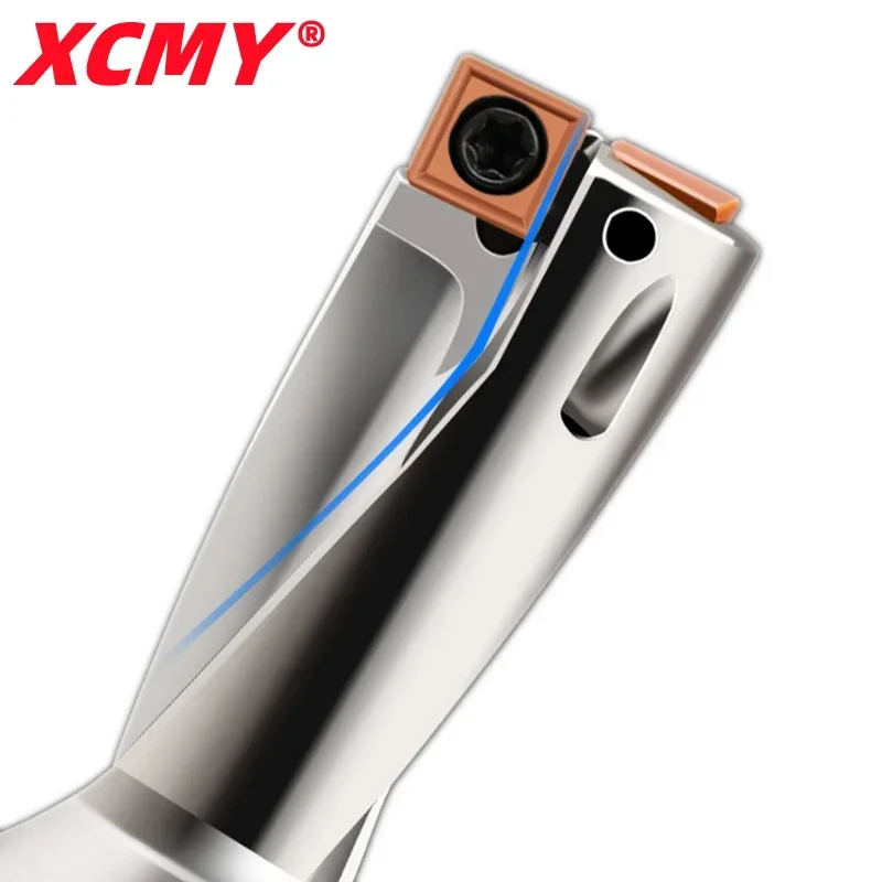 Nc bor WC/SP SPMT SOMT040202, kekerasan cepat jet air tunggal pisau u batang bor 2D 3D diameter 4D mata bor