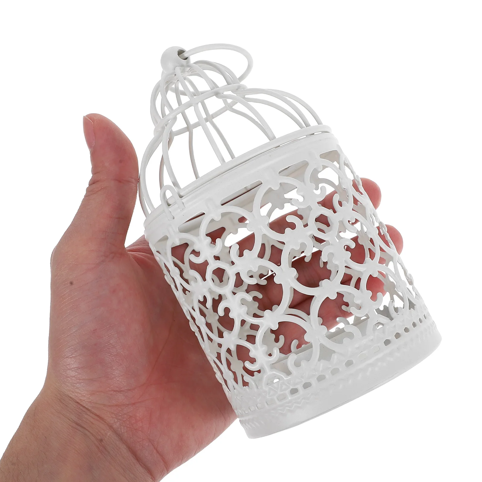 

3Pcs Bird Cage Candlesticks Iron Material Creative Cage Candlestick for Home Decor Nordic Style Candleholder Household