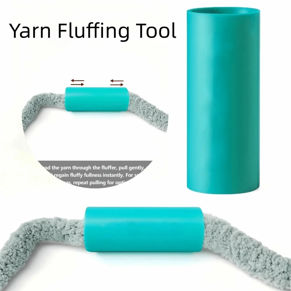 Hand Woven Chunky Yarn Fluffer Reusable Portable Yarn Revive Accessory Ergonomic Efficient Fluffy Fluff Loosening Tool