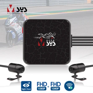 VSYS-WATER CAMERAGE VSYS-MOTORCYCLE, D6RL, D6WL, DUAL 1080P, DVR, WIFI, FRONT AND REAR, BLACK BOX MOTO DVR, WIFI Main Motorcycle Camera Sales - №4