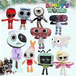 MyRytanda 30cm Dandy's World Plush Toys Dandy World Scrap Stuffed Plushie Horror Game Goob Pebble Fuzzy Dolls Birthday Gifts