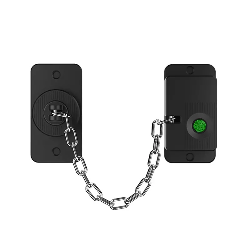 B48A Fingerprint Cabinet Lock Electronic No Drill Keyless Security Window Lock Child Safety Drawer Sliding Door Lock