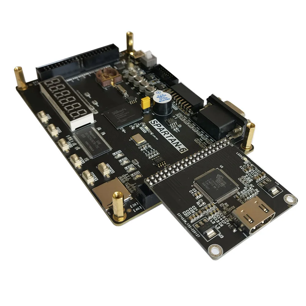 Multimedia DEMO Kit Teaching FPGA Development Board Spartan6 XC6SLX16 XC6SLX9 PCB and HDMI-compatible Output Module