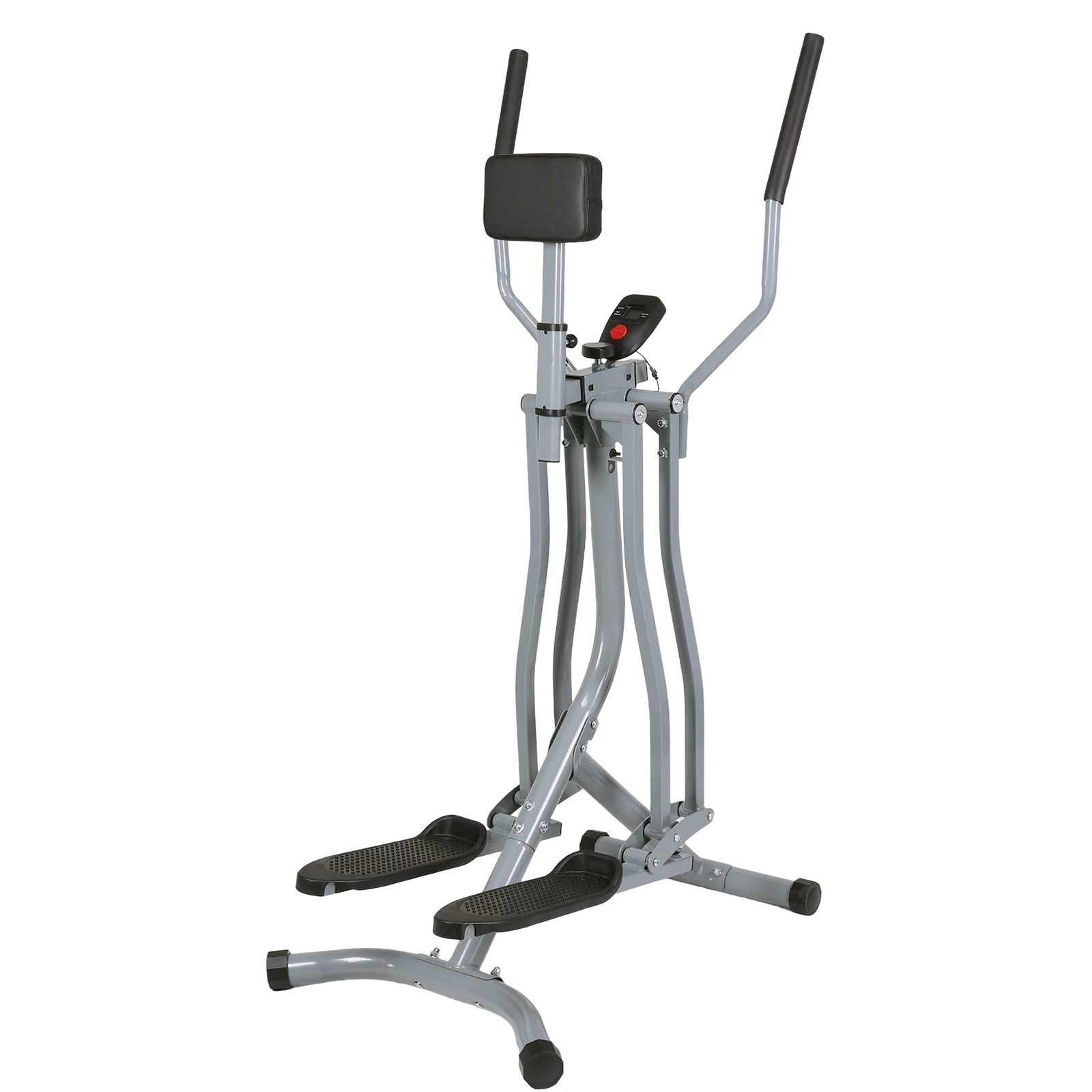 Bicicleta Elíptica Plegable para Ejercicio Cardiovascular en Casa con Monitor LCD, Ajustable para Gimnasio u Oficina