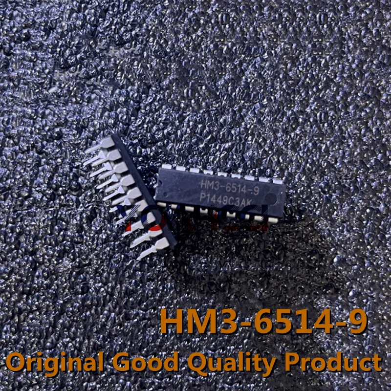 HM3-6514-9 (10piece/packs) PDIP-18 1024x4 static CMOS RAM fabricatedusing self-aligned silicon gate technology,Original In Stock
