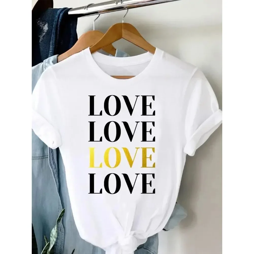 Tee Women T-shirt Summer Short Sleeve Print Clothes Graphic Feather Painting Bird Clothing Fashion Female Top Y2K Streetwear