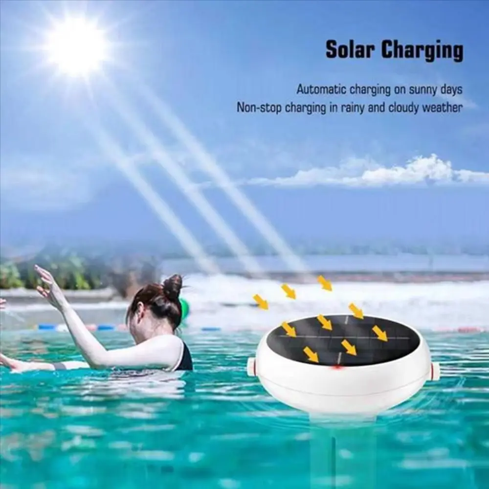 

PH/ORP/EC/Temp/CL/Salt Intelligent Chlorin Meter Floating Waterproof Design Solar & USB Charging Water Quality Tester WiFi