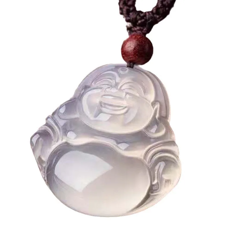 Chalcedony Buddha Guanyin Pendant Men's Pendant Jewelry Pendant Chalcedony Agate