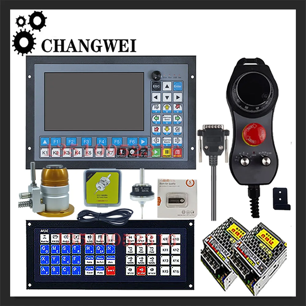 CNC M350/DDCS-EXPERT 3/4/5 axis CNC controller, z axis probe, supporting closed-loop stepping machine, replacing ddcsv3.1mpg