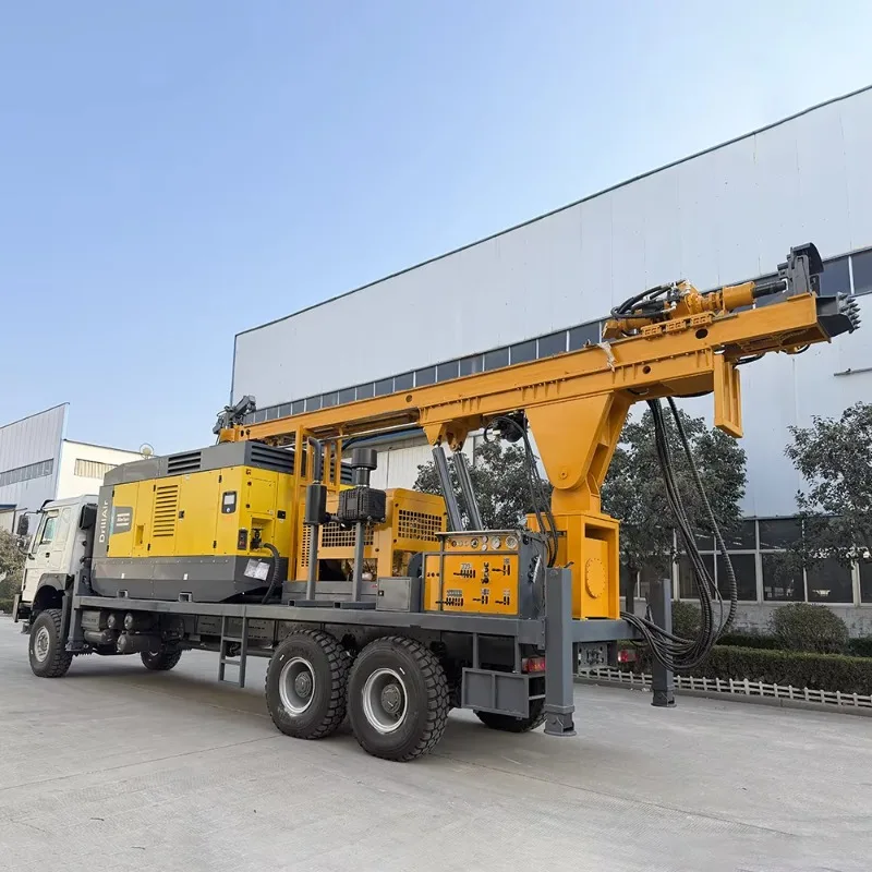Customized RC Reverse Circulation Drilling Rig High-torque Truck Mounted Drilling Rig Torque 11000 m, Speed Range 40-140 Rpm