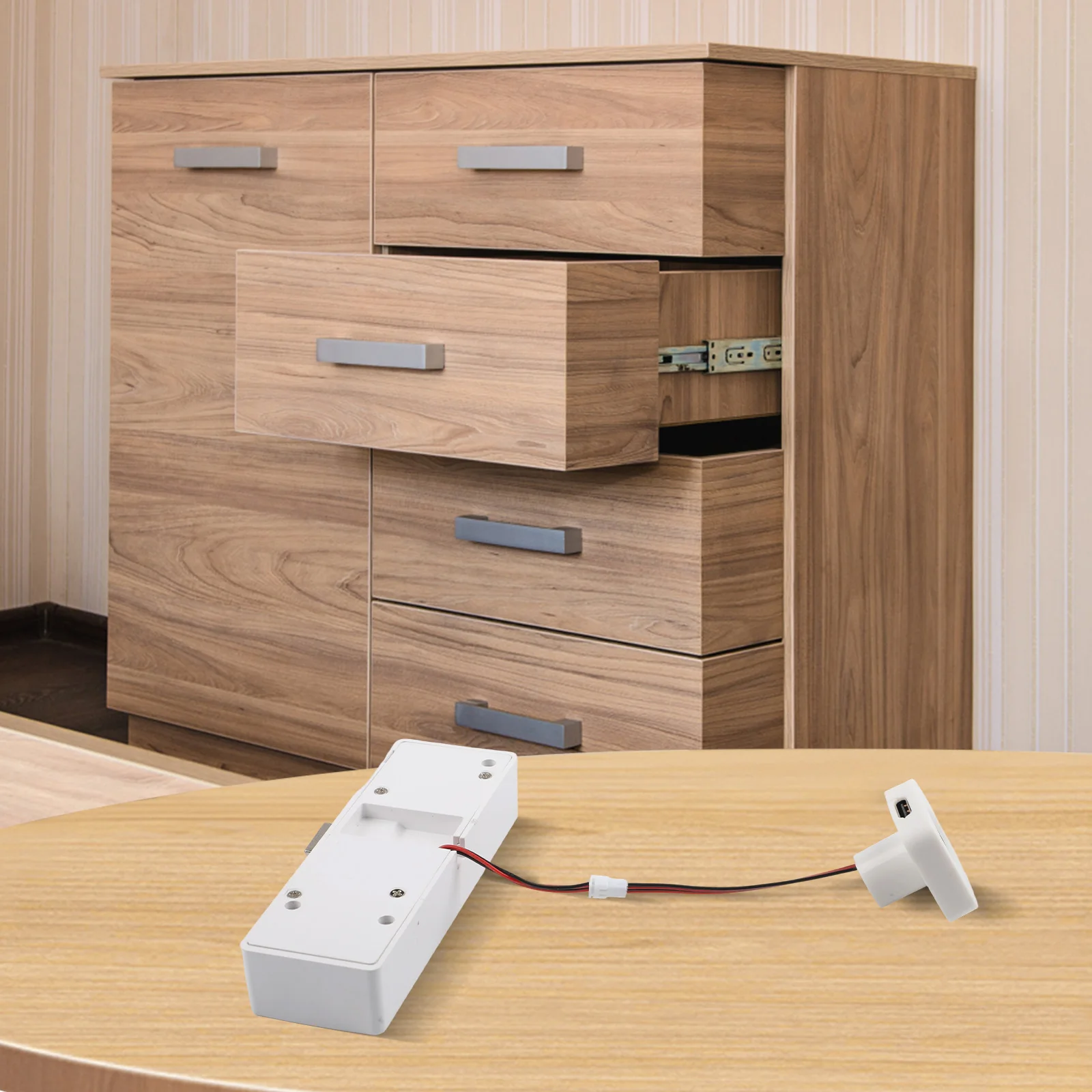 For Office Use RGB Indicator Fingerprint Lock For Enhanced Security White Security Management Biometric Security