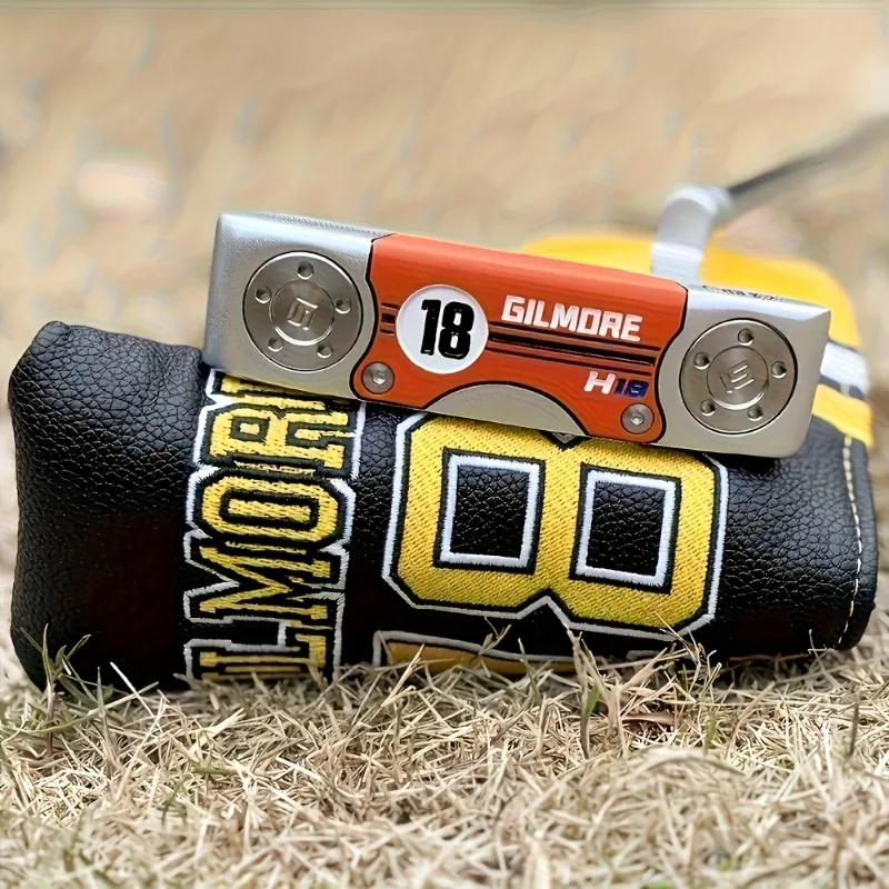 

1pc Fun Golf Putter No. 18 Right Hand Men's Golf Putter - Forged S-shaped Rigid Body, 32 33 34 35 36 inches, Precise Putter