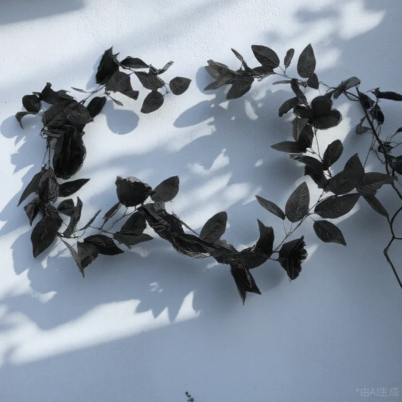 

Abaodam Artificial Rose Garland Vine Floral Wreath Polyester Flowers for Decoration