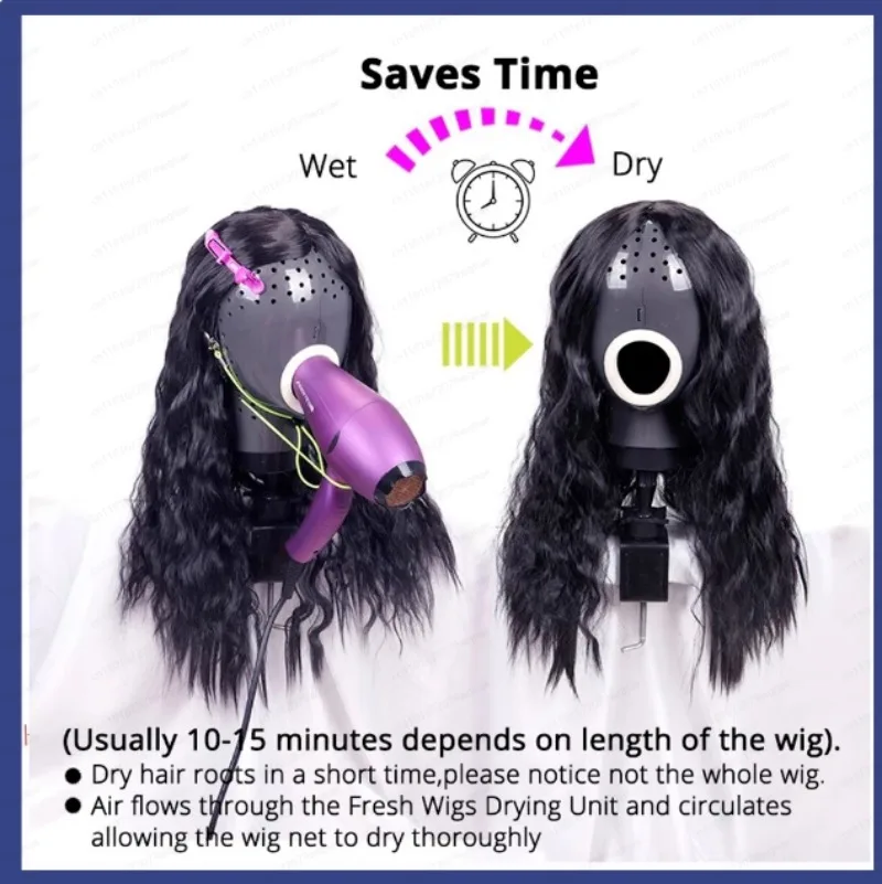 Wig drying head mold model head quick blow drying wig setting fixed head
