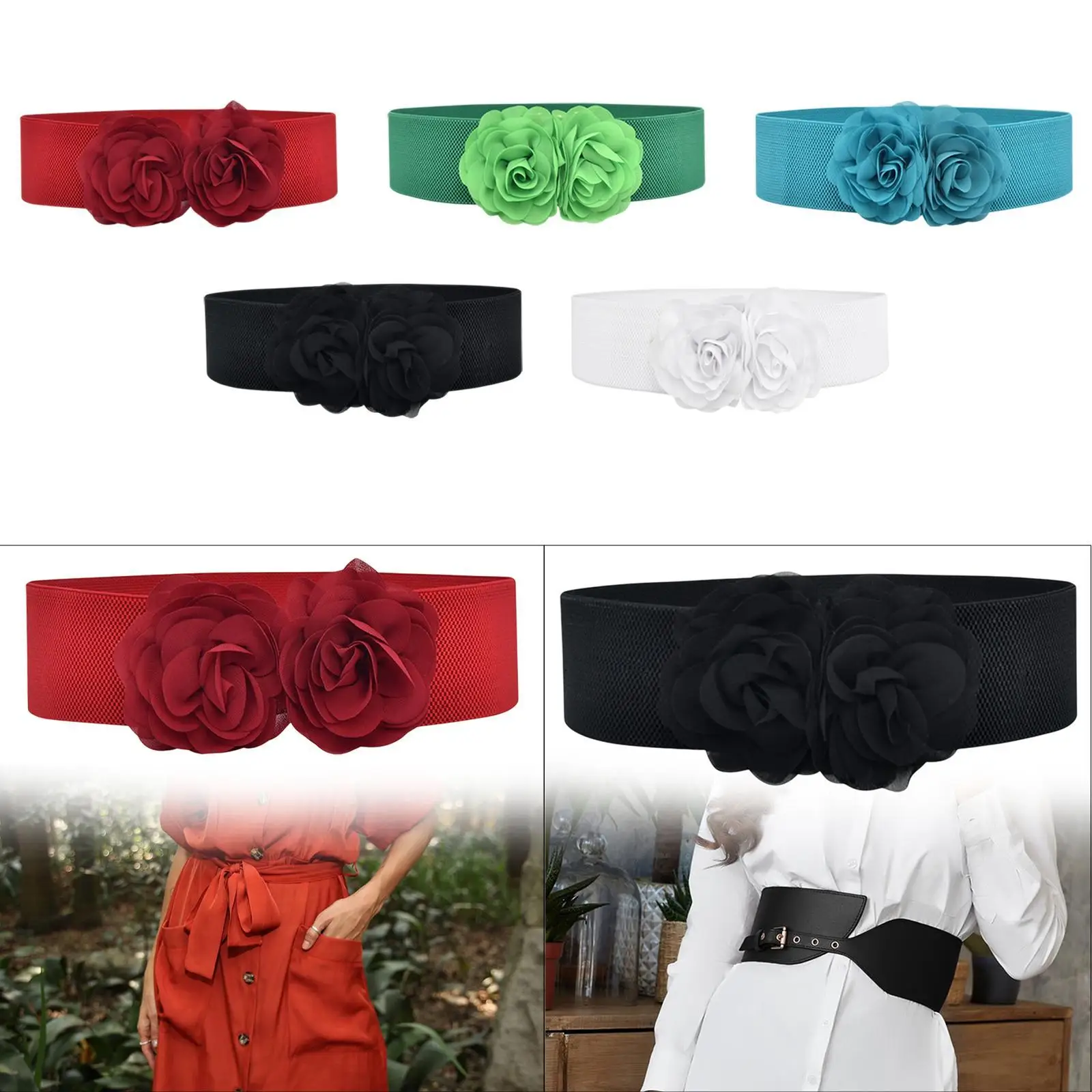 เข็มขัดเอวยางยืด, เข็มขัดคาดเอวผู้หญิงเข็มขัดยืดกว้างสำหรับเสื้อสเวตเตอร์, เสื้อโค้ท