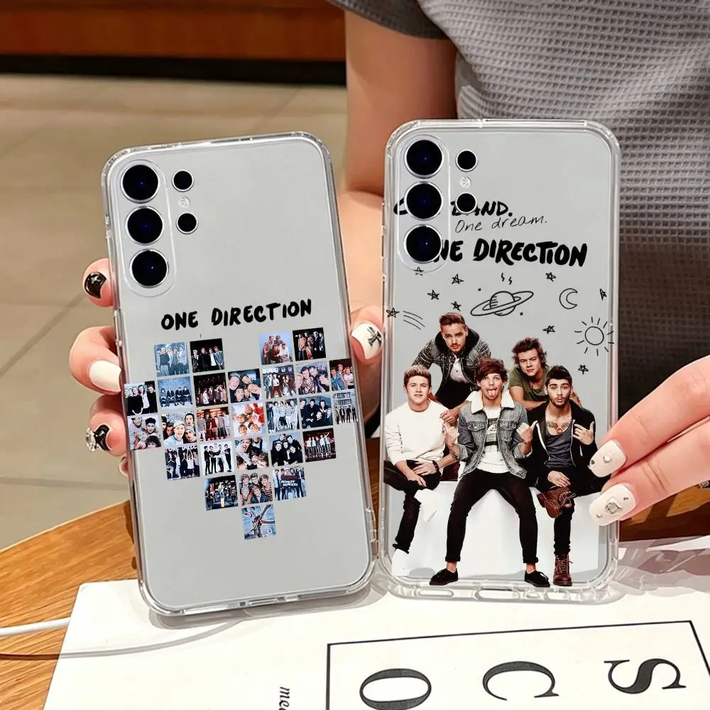 One D-Direction-ES B-Band Phone Case For Samsung S25,S24,S21,S22,S23,S30,Ultra,S20,Plus,Fe,Note,10,9,5G Transparent Cover