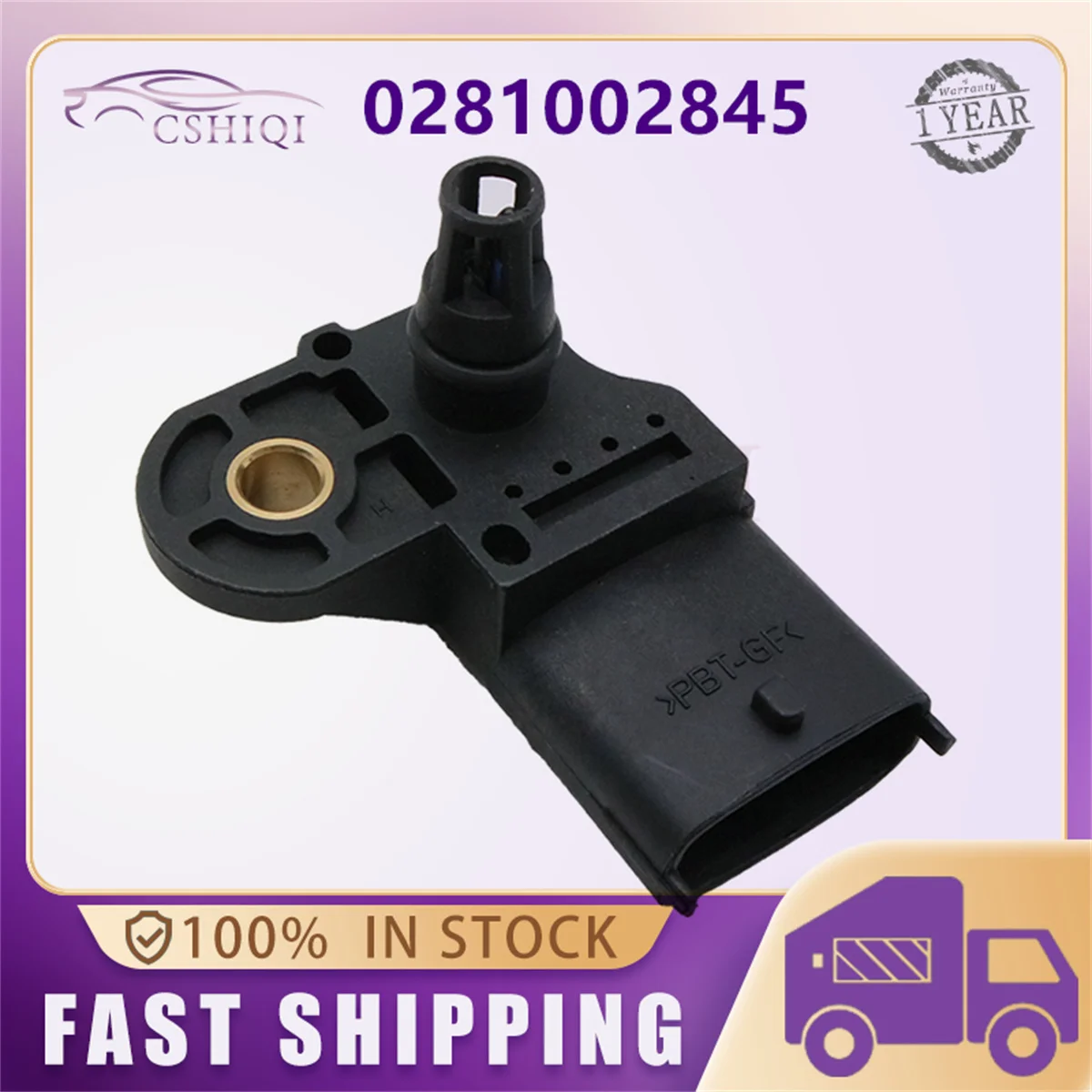 0281002845 Intake Air Temperature Pressure Map sensor For Opel Vauxhall Astra GTC H J Corsa Insignia Meriva Zafira 55218298