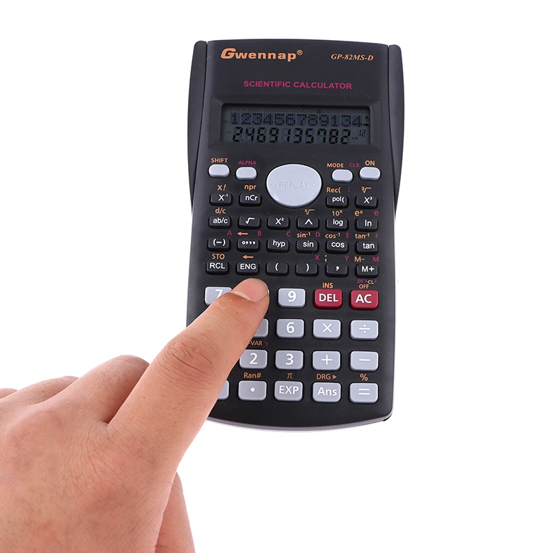 Handheld Portable Scientific Calculator Student 2-line Display Multi-function Mathematics Teaching Dedicated Calculator