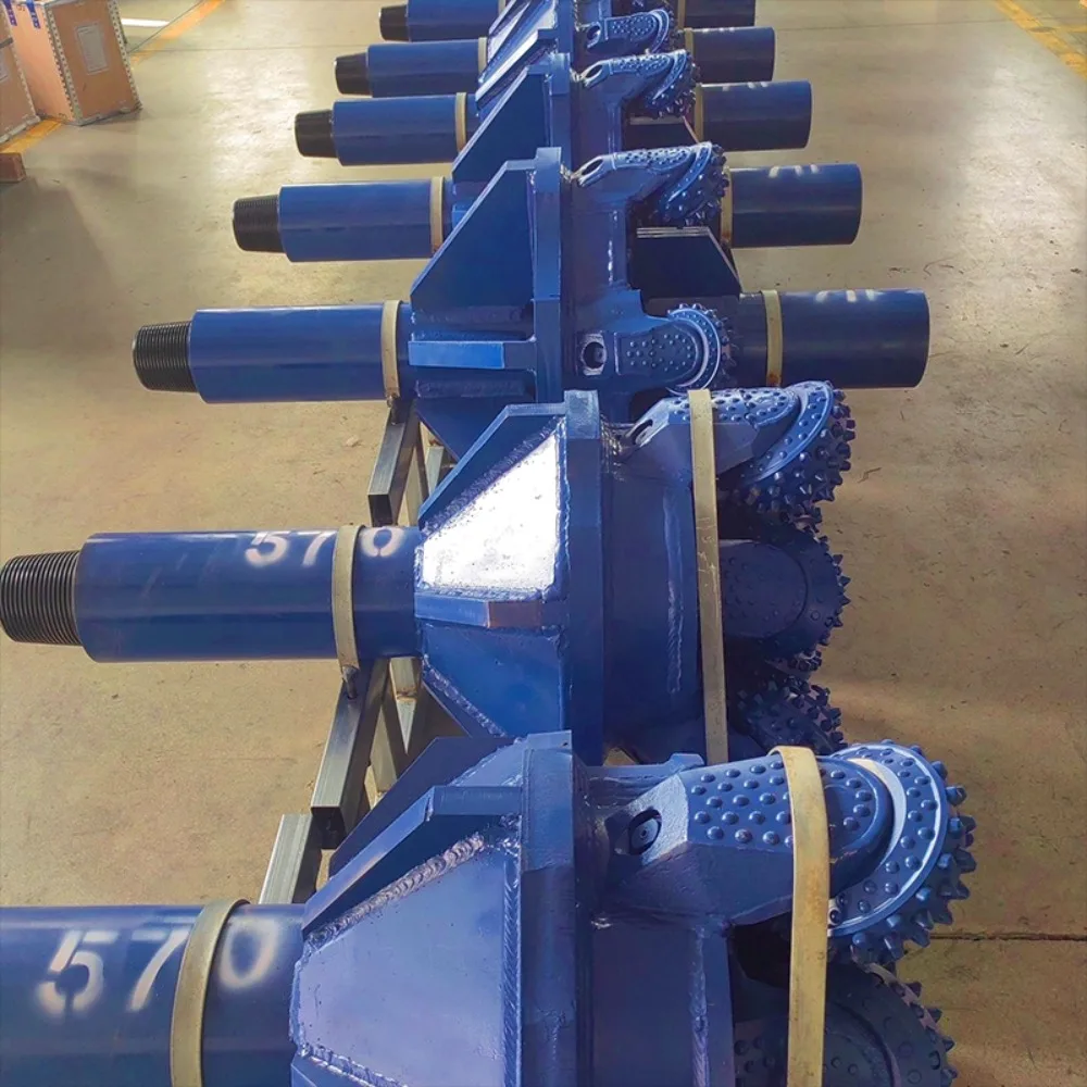 Heavy Duty Three Cone Rock Drill Bit PDC Rock Reamer For Water Well Drilling And Rock Borehole Work
